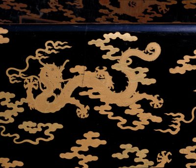 图片[3]-Yongzheng style black paint painted gold rectangular case-China Archive